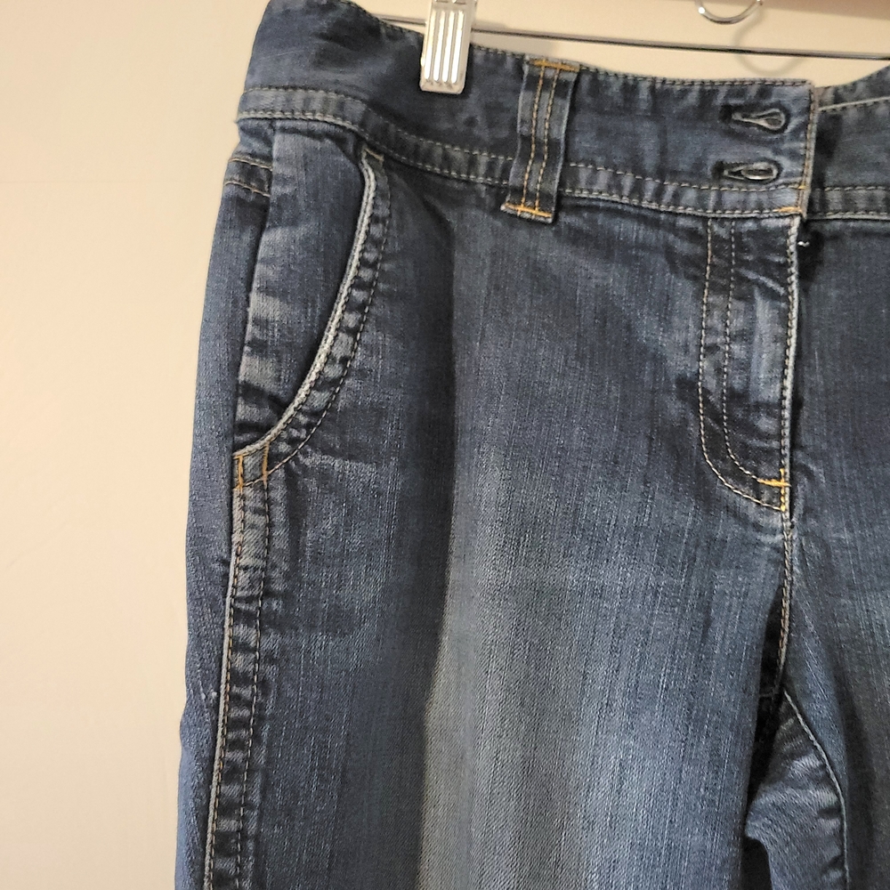 Ann Taylor Classic Blue Wide Leg Jeans - Picture 9 of 9